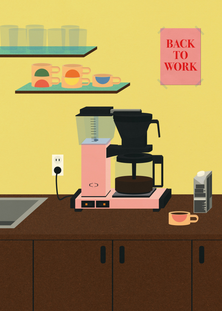 Back To Work by Rosi Feist — canvas wall art