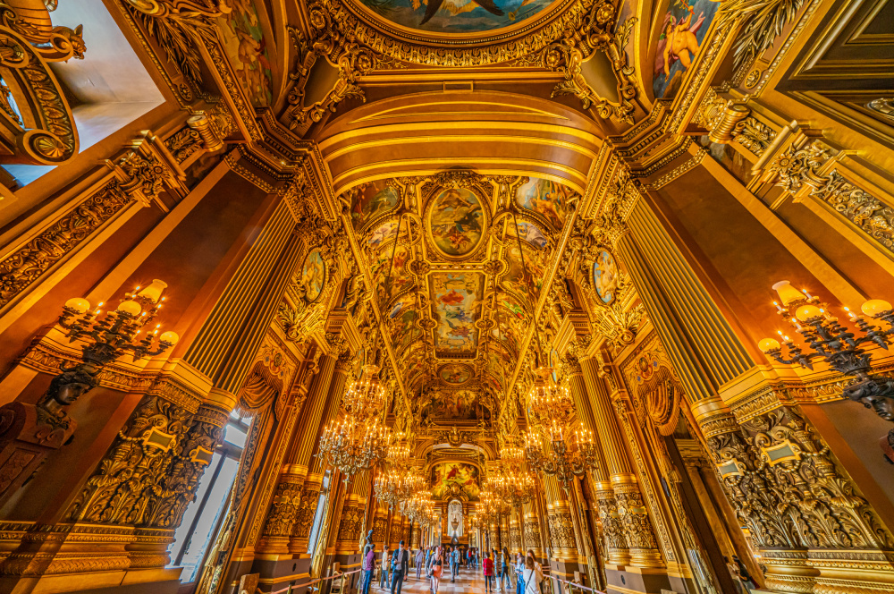 Grand Golden Hall by Holger Schmidtke — canvas wall art