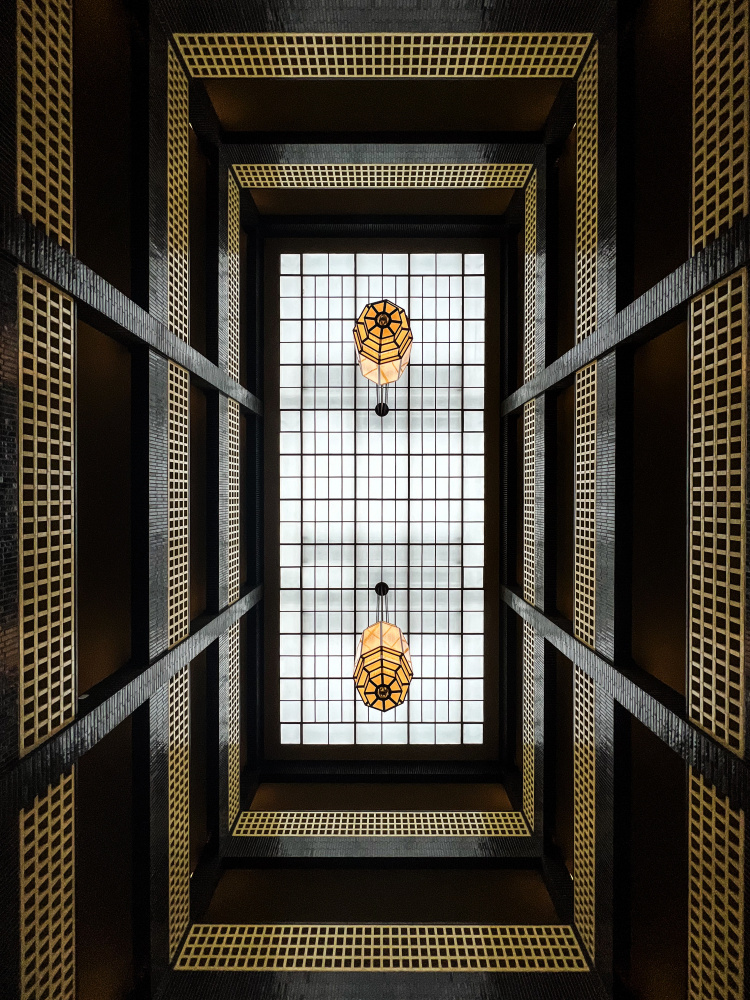 Art Deco Skylight Lanterns by Dmitrii Rabeev — canvas wall art