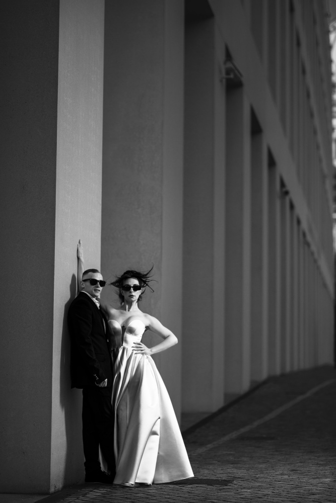 Sophisticated Modern Couple by Dmitrii Rabeev — canvas wall art