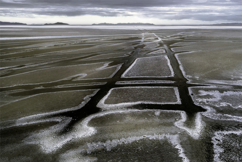Stark Salt Flat Patterns by Tina Kim — canvas wall art