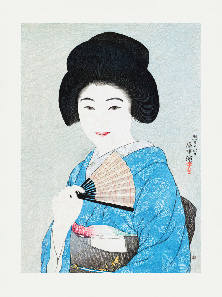 Japanese Woman (1929) by Yamanaka Kodo — canvas wall art