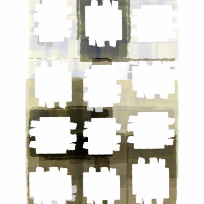 Muted Grid Abstract