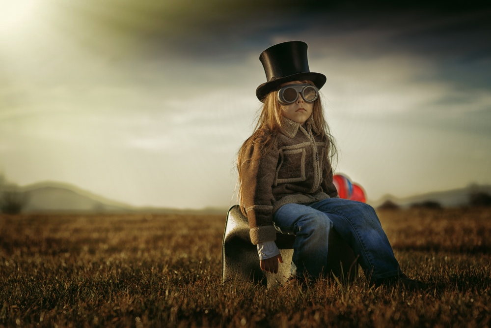 Young Aviator's Dream by Amir Bajrich — canvas wall art