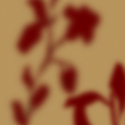 Red Floral Silhouette