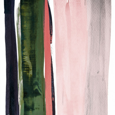 Abstract Vertical Brushstrokes