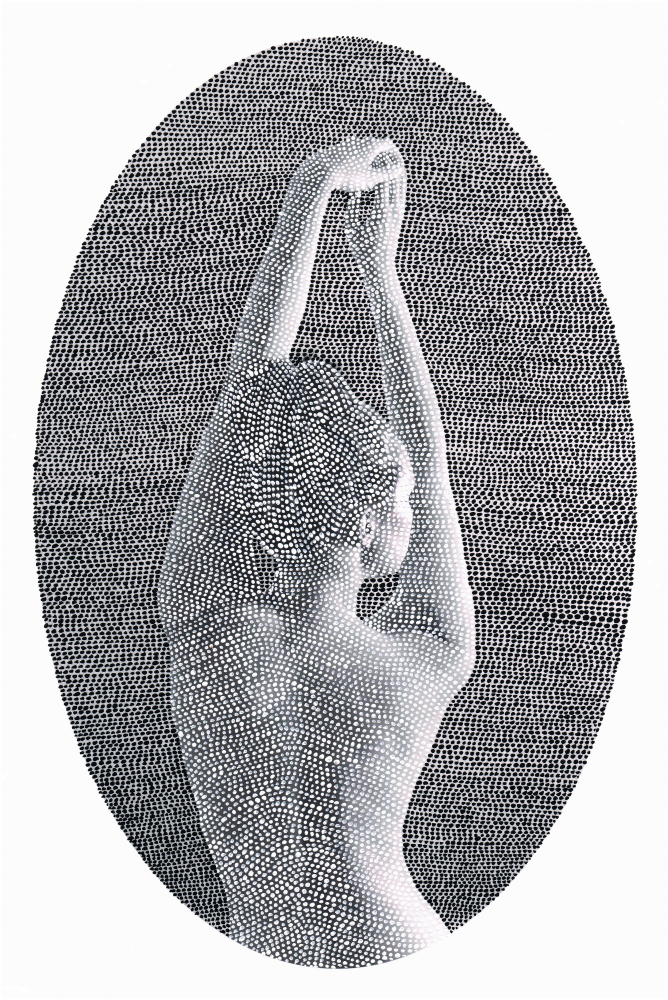 Noise (black and White) 100x150 by Goed Blauw — canvas wall art