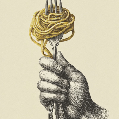 Spaghetti On a Fork