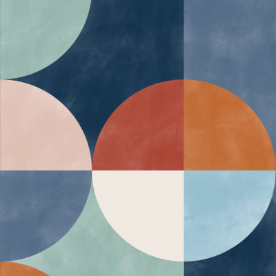 Geometric Shapes With Bold Circles