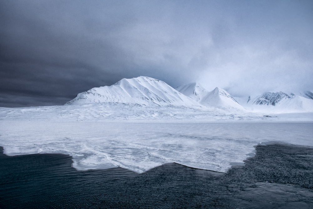 Frozen Arctic Landscape by Susanne Landolt — canvas wall art