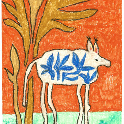 Folk Art Forest Animal