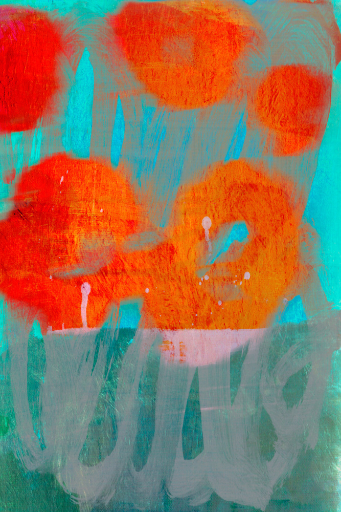 Vibrant Abstract Forms by Diana Jahns — canvas wall art