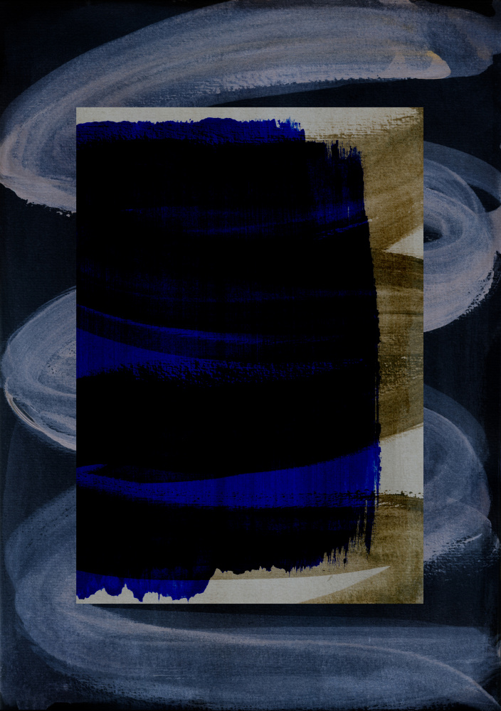 Abstract Brush Strokes 165 by Mareike Böhmer — canvas wall art