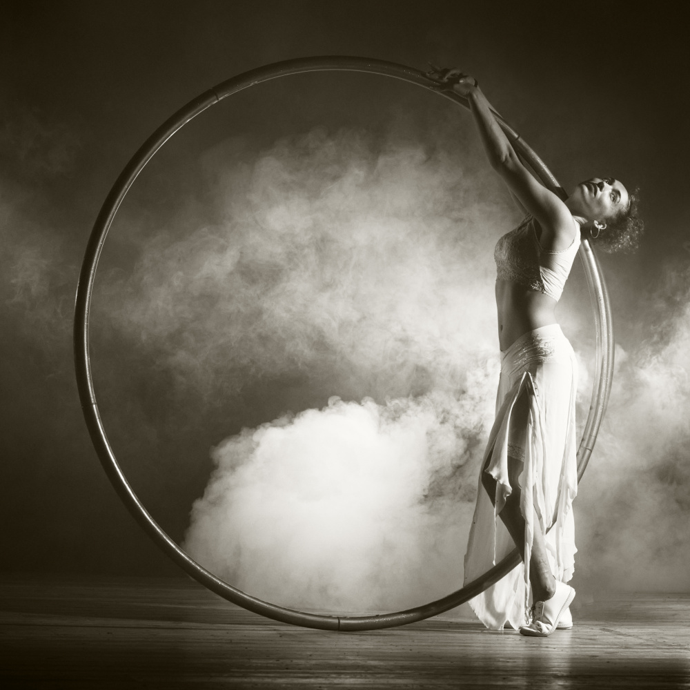 Ethereal Hoop Performance by Rachel Pansky — canvas wall art