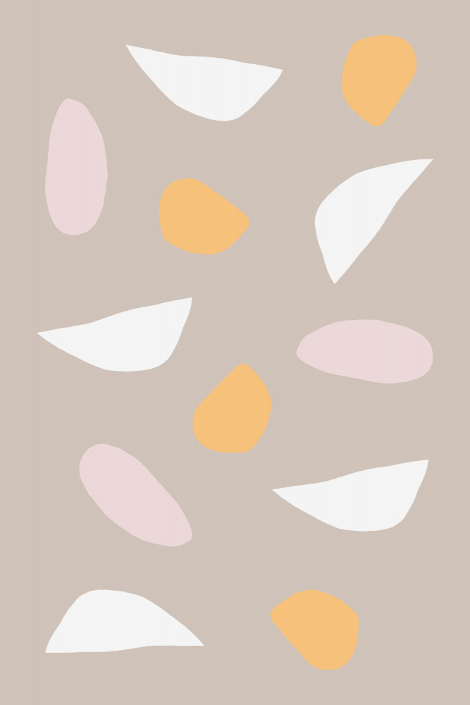 Minimalist Pastel Shapes by uplusmestudio — canvas wall art