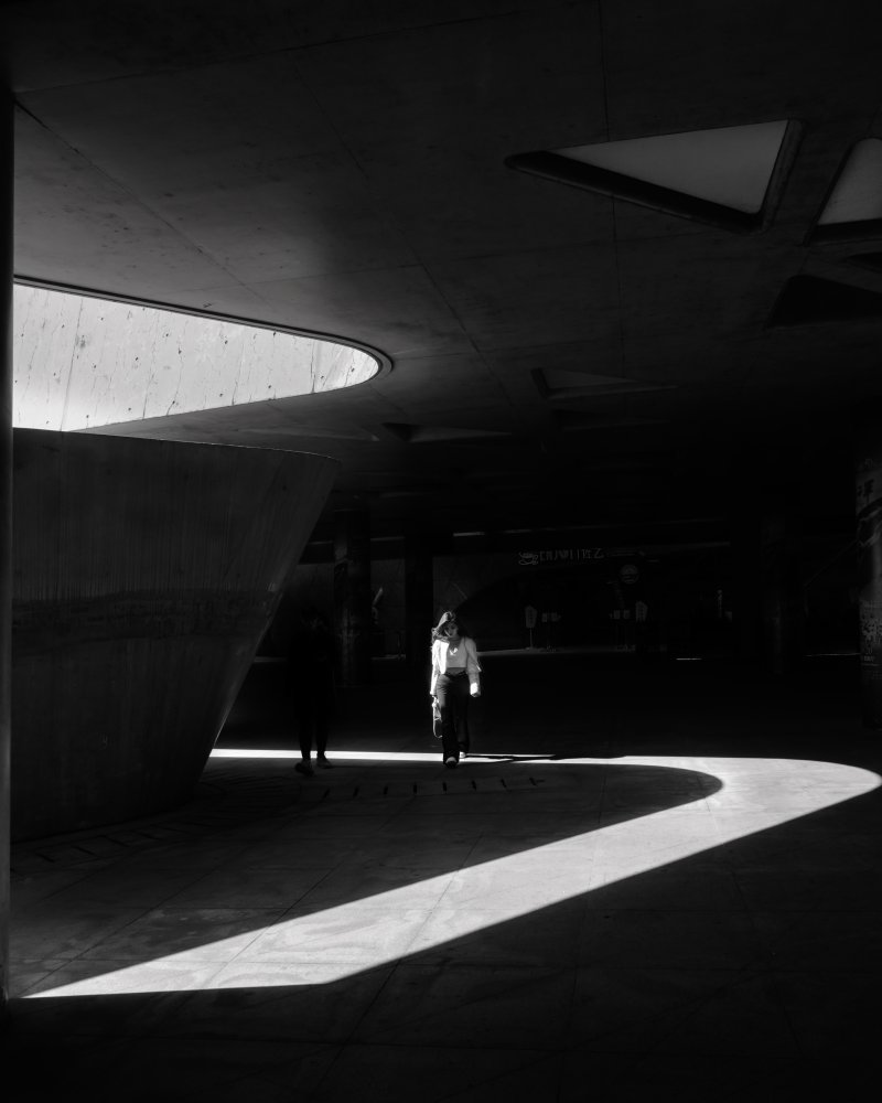 Light Path Through Shadow by Ke Liu — canvas wall art