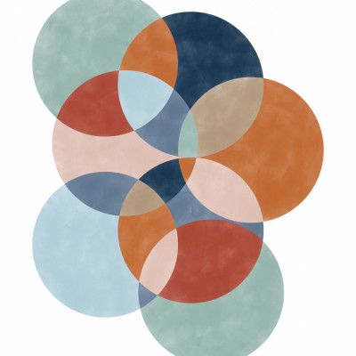 Colorful Overlapping Circles