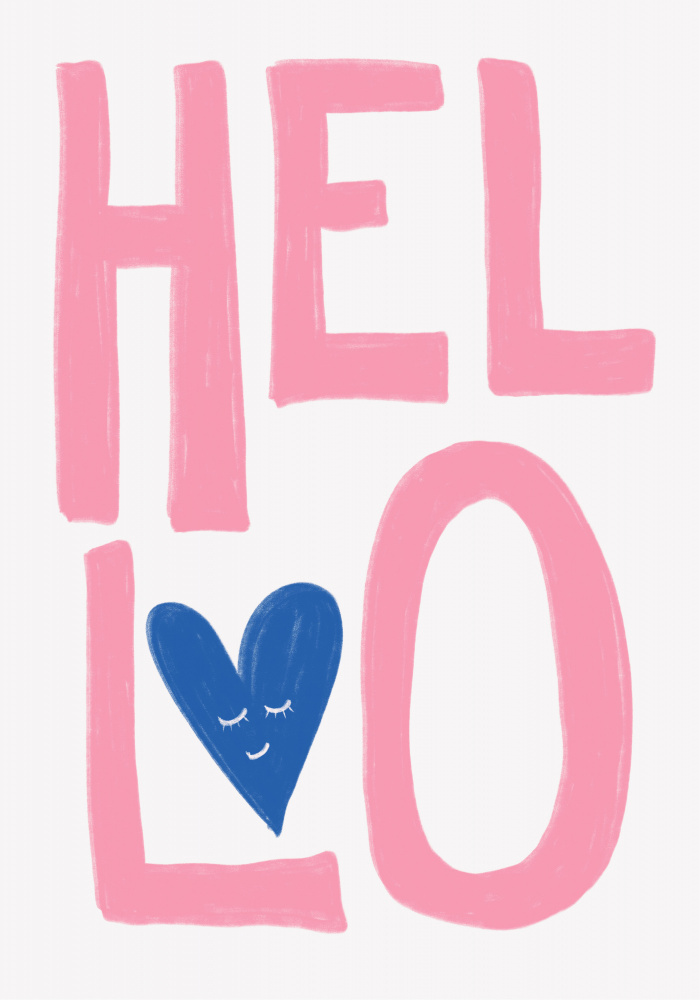 Friendly Heartbeat by Athene Fritsch — canvas wall art
