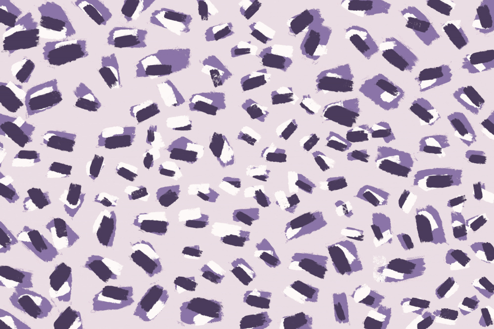 Purple Brush Dance by Treechild — canvas wall art