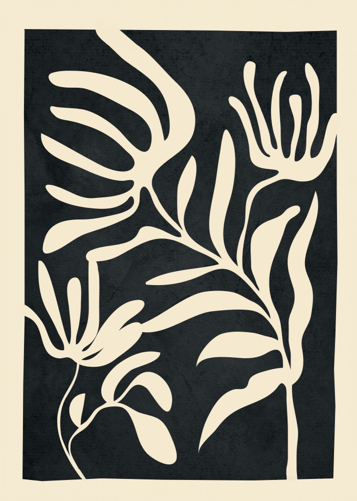 Abstract Botanical Forms by Flow Line — canvas wall art