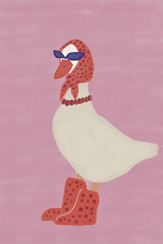 Chic Goose Fashion by The Art Concept — canvas wall art
