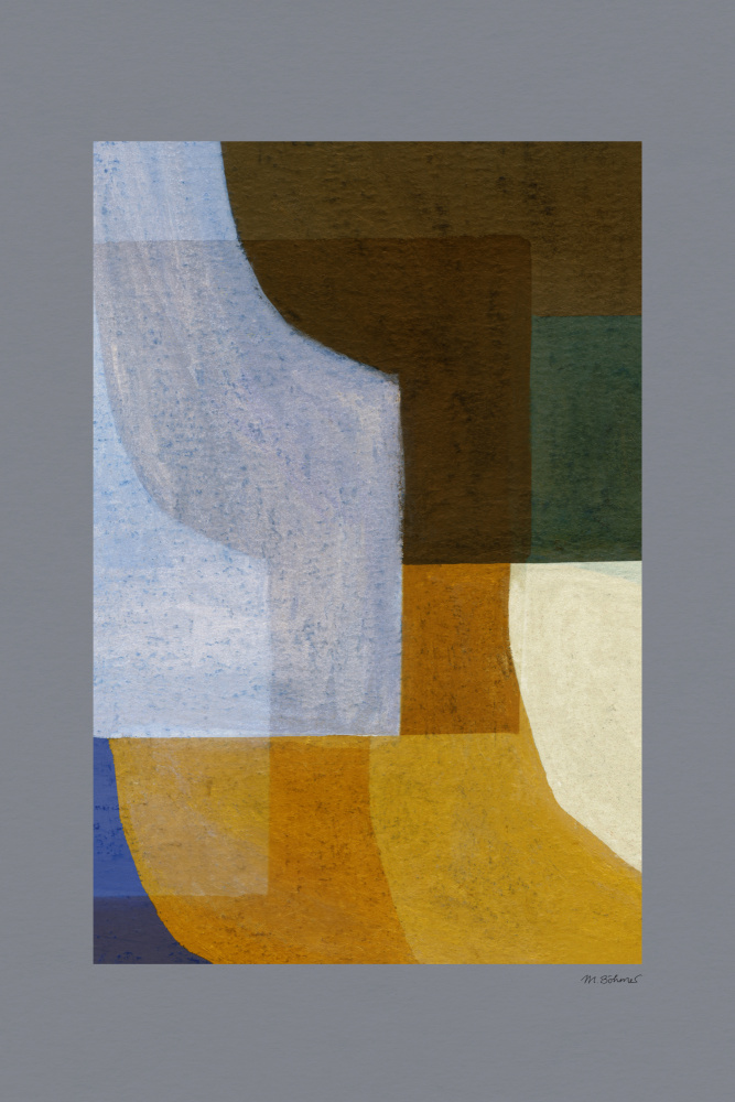 Chalks and Shapes 8 by Mareike Böhmer — canvas wall art