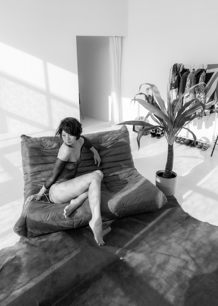 Woman In Soft Windowlight by ADIREK M — canvas wall art