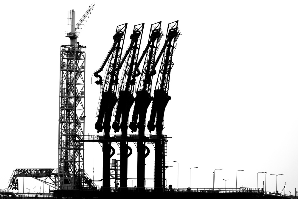 Stark Industrial Silhouettes by Jan Niezen — canvas wall art