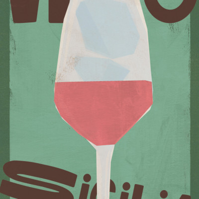 Vino Sicilia Glass