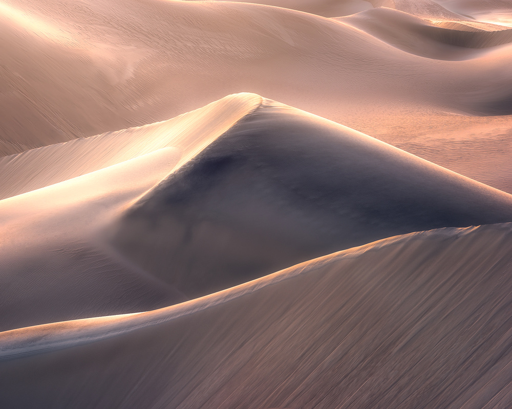 Golden Desert Dunes by Daniel Gastager — canvas wall art
