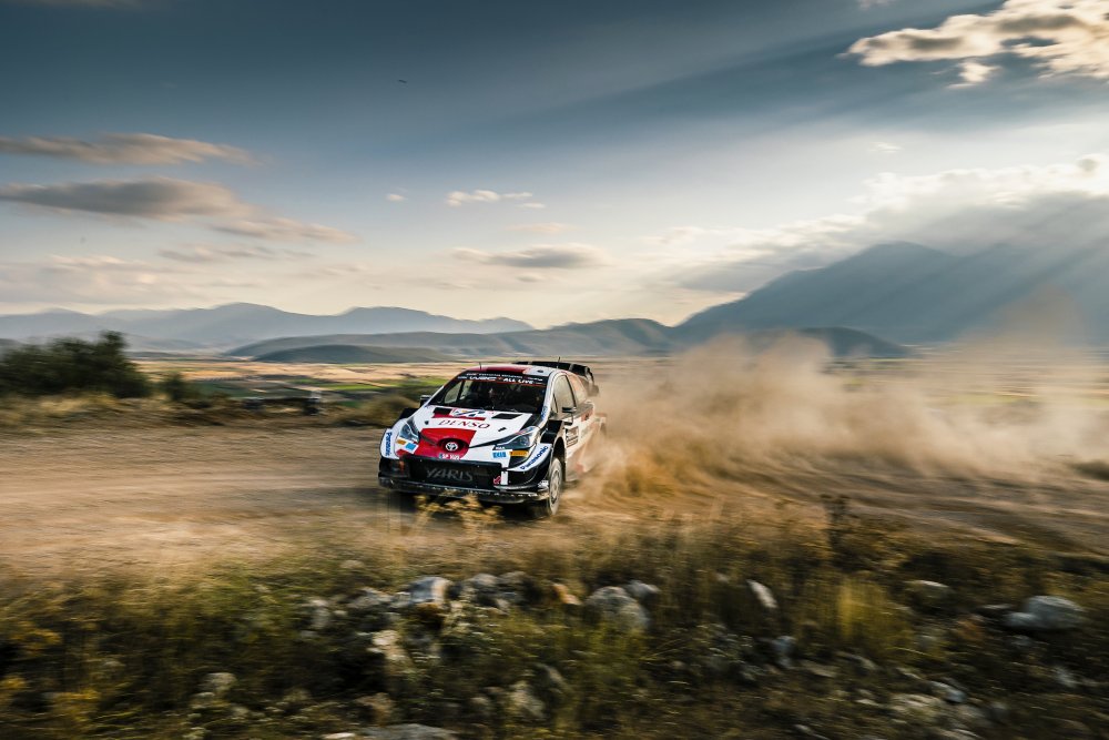 Rally Car Action by ATTILA SZABO — canvas wall art