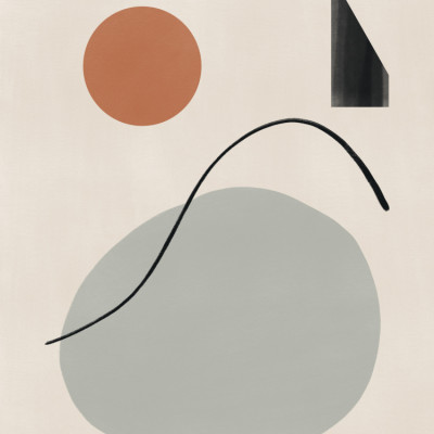 Abstract Shapes on Neutral Background