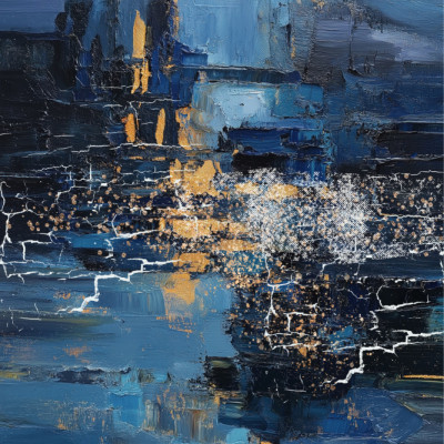 Golden City Reflections