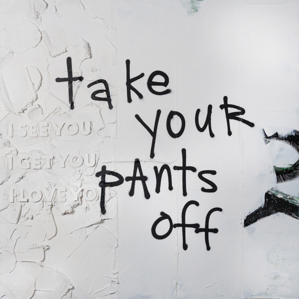 Provocative Textured Statement by kent youngstrom — canvas wall art
