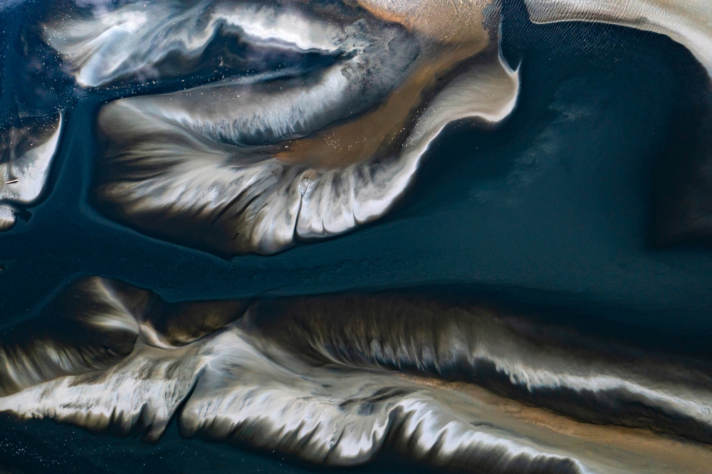 Flowing River Delta by Eros Erika — canvas wall art
