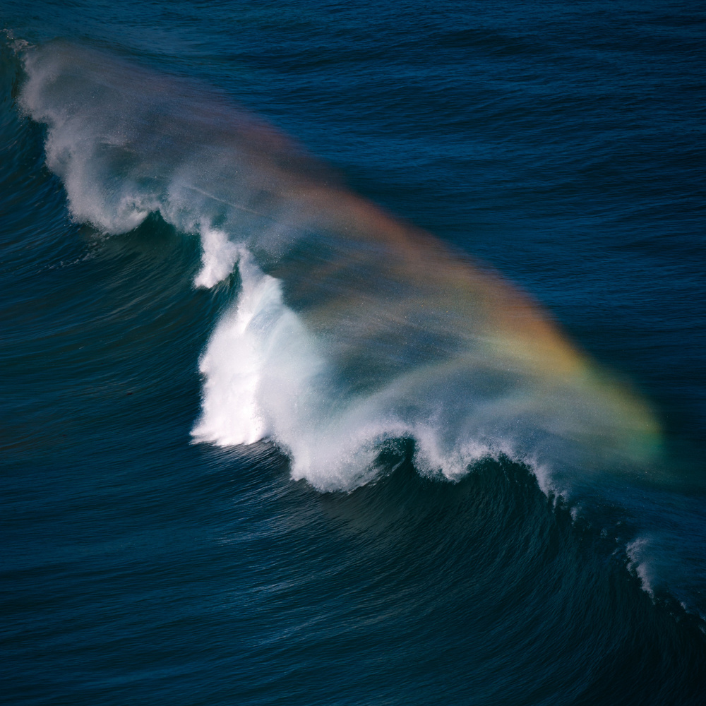 Rainbow Ocean Wave by Jesus Concepcion Alvarado — canvas wall art