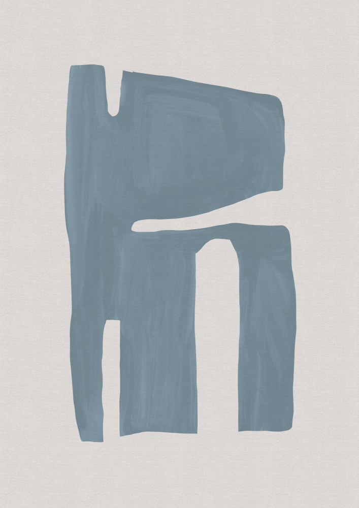 Serene Blue Abstraction by Orara Studio — canvas wall art