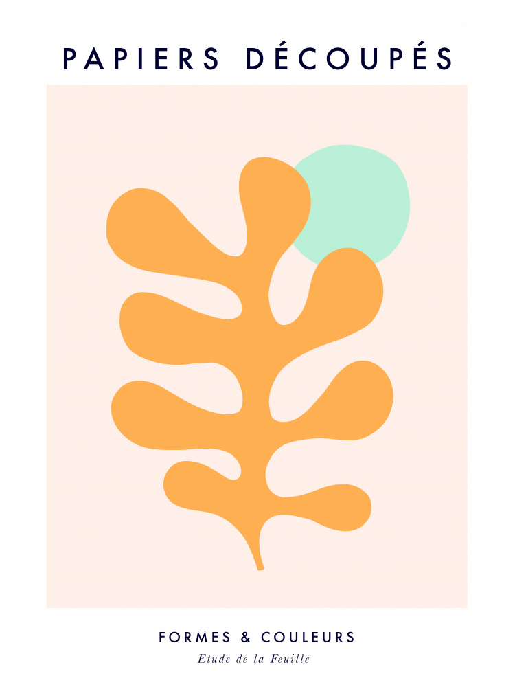 Organic Leaf Shapes by Dominique Vari — canvas wall art