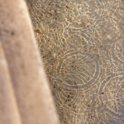 Sunlit Water Ripples