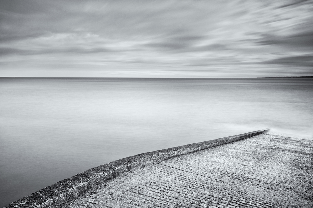Serene Coastal Viewpoint by Ann Cornelis — canvas wall art