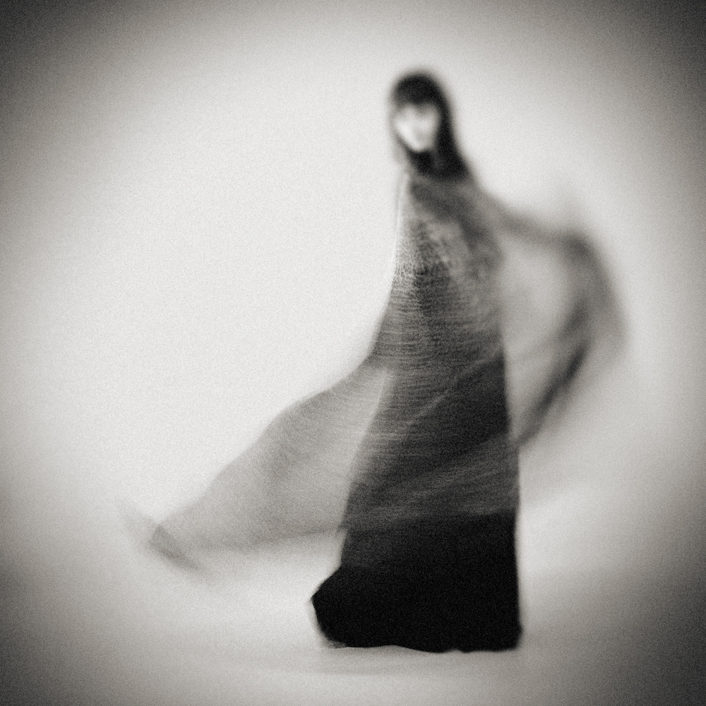 Elegant Flowing Figure by Mel Brackstone — canvas wall art