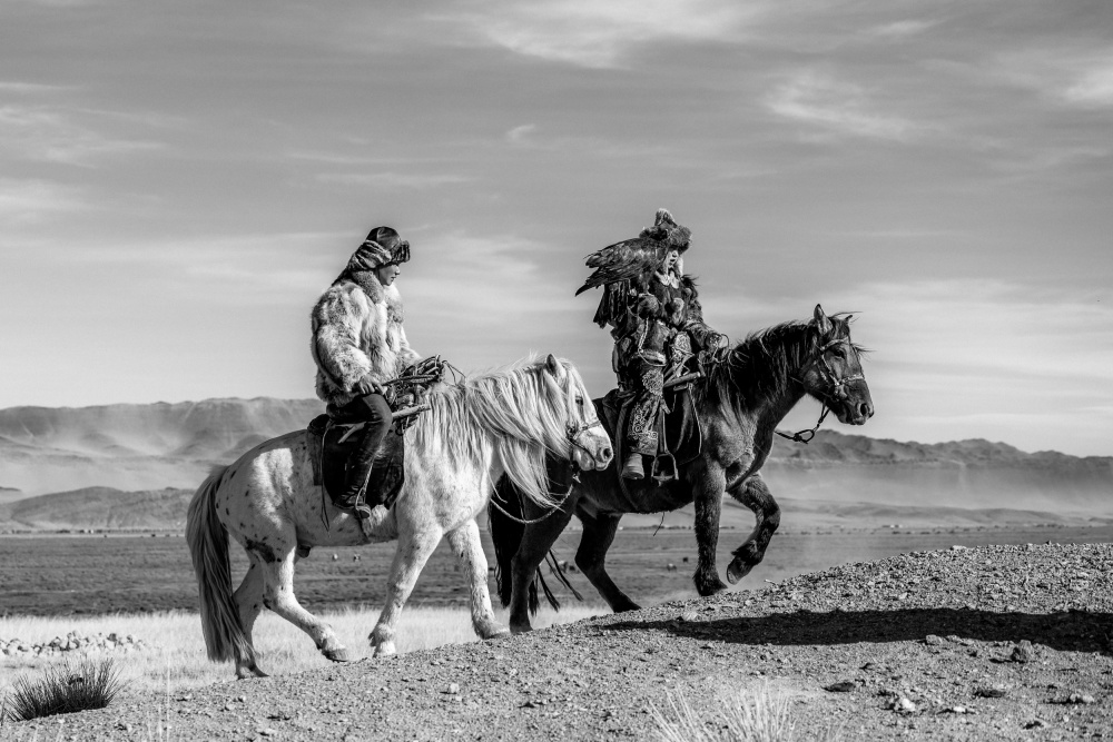 Eagle Hunters Journey by ADIREK M — canvas wall art