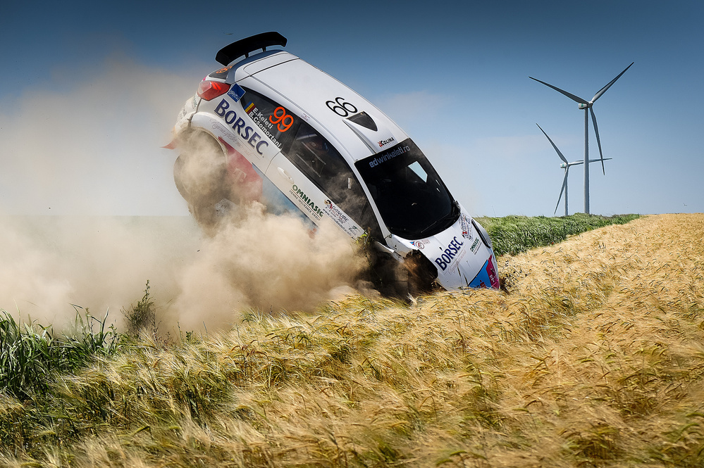 Dynamic Rally Action by ATTILA SZABO — canvas wall art