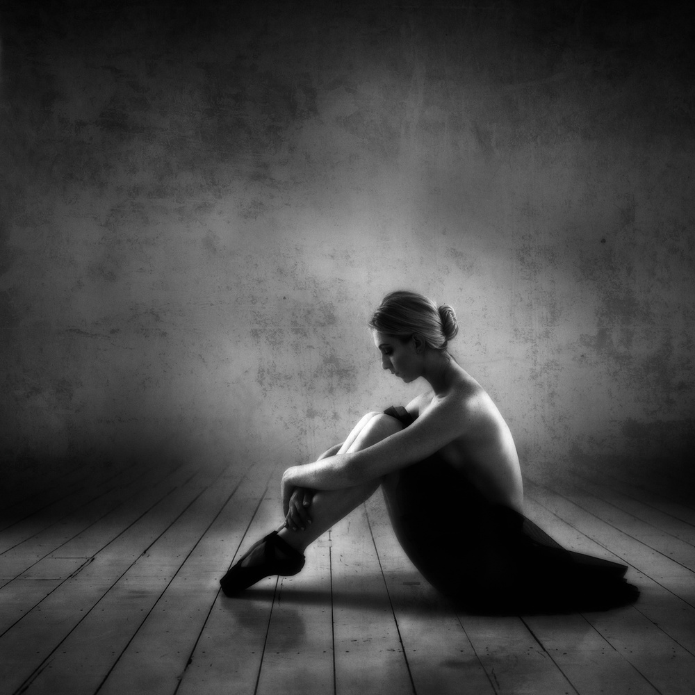 Graceful Dancer's Solitude by Michael Groenewald — canvas wall art