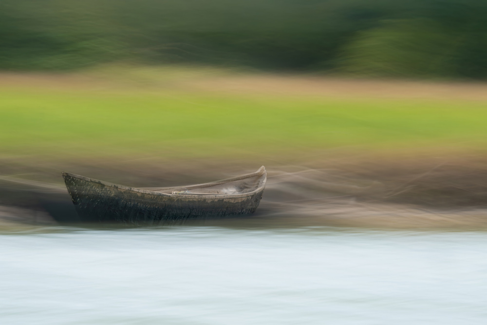 Rustic Boat Impression by Florent Dirk Thies — canvas wall art