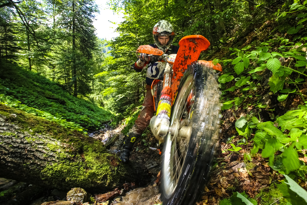 Muddy Enduro Adventure by ATTILA SZABO — canvas wall art