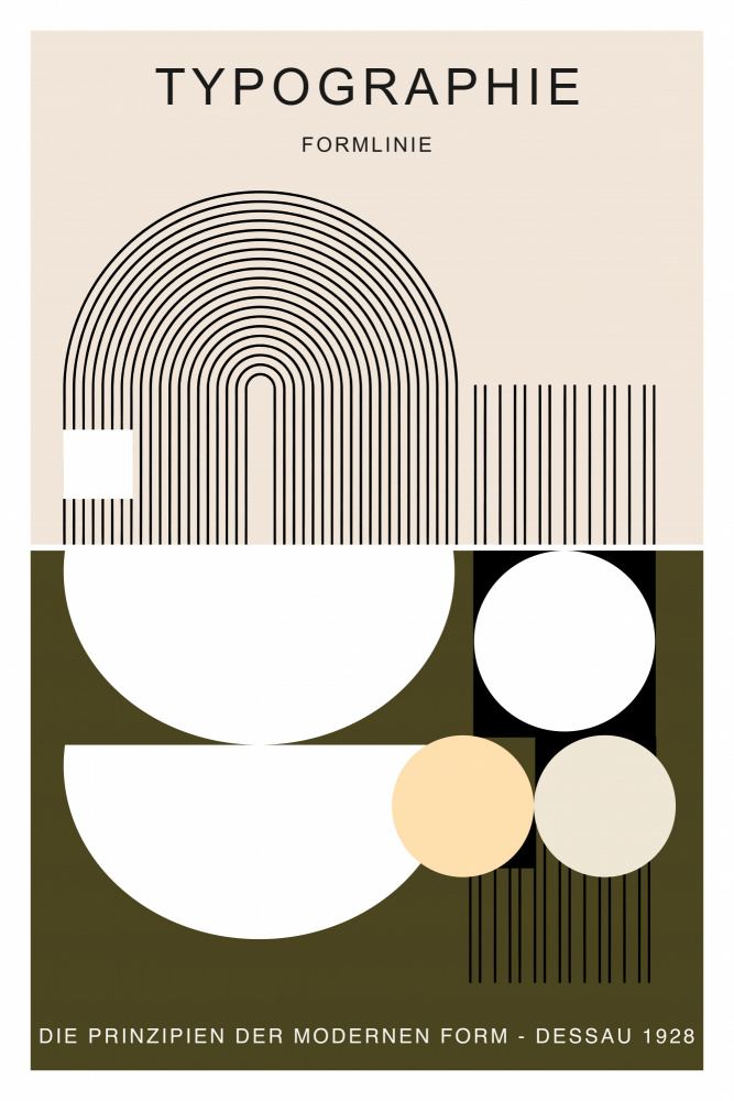 Modern Geometric Typography by cartissi — canvas wall art