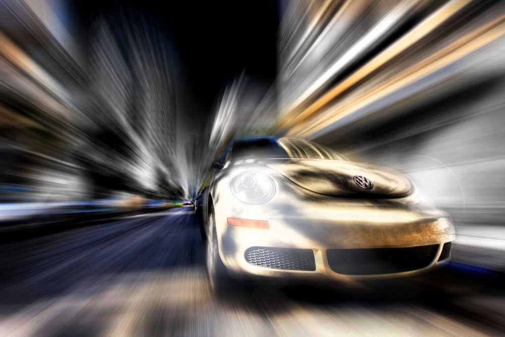 Urban Speed Blur by Eliran Perez — canvas wall art