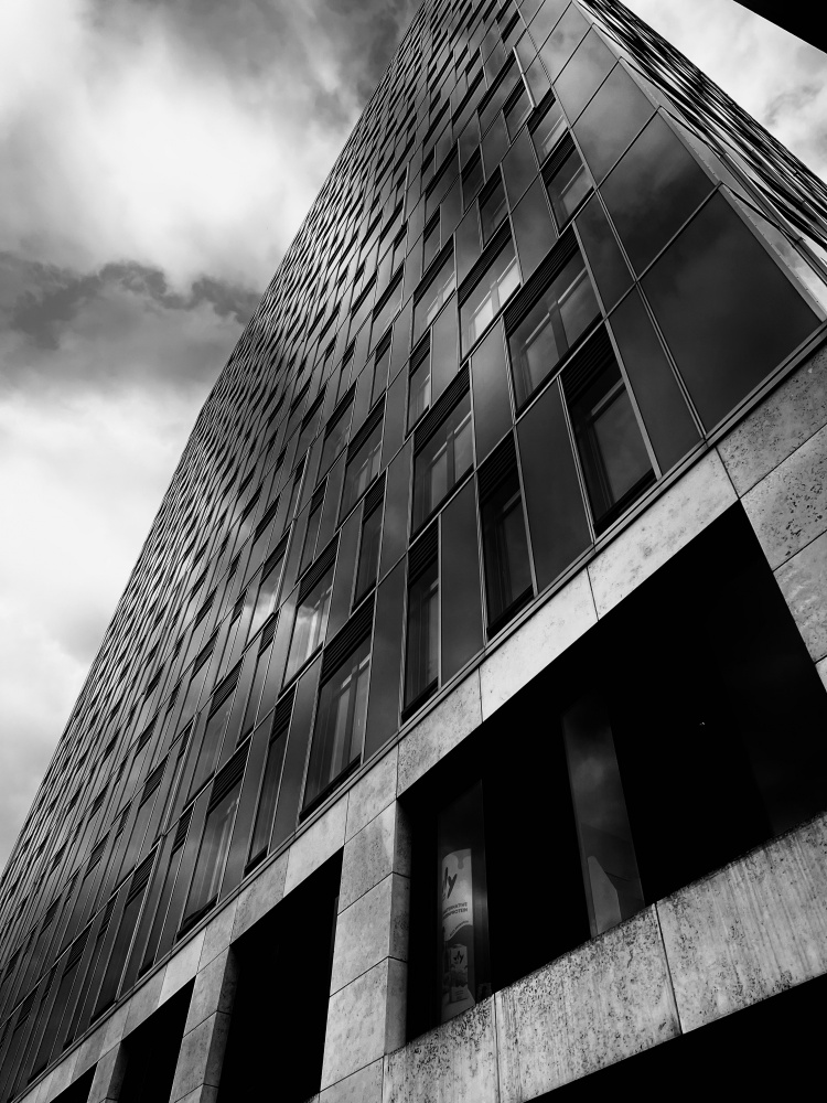 Modern Urban Perspective by Dmitrii Rabeev — canvas wall art