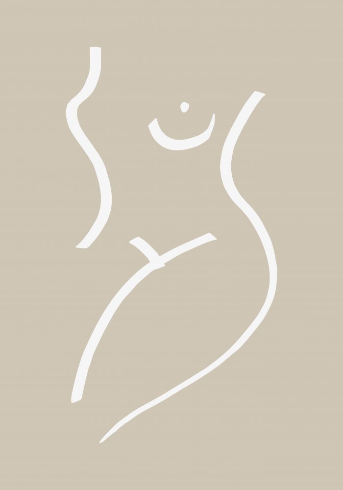 Feminine Line Art by Old Artists Studio — canvas wall art